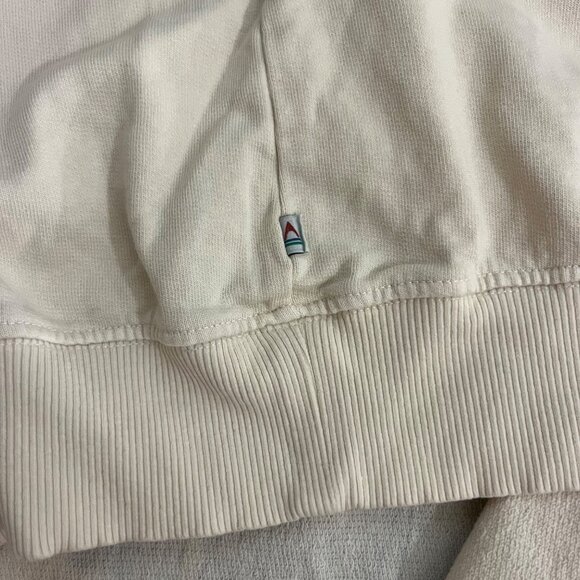 Passenger women's sweatshirt XL cream beige Sun Daze recycled cotton sweater - Picture 9 of 10